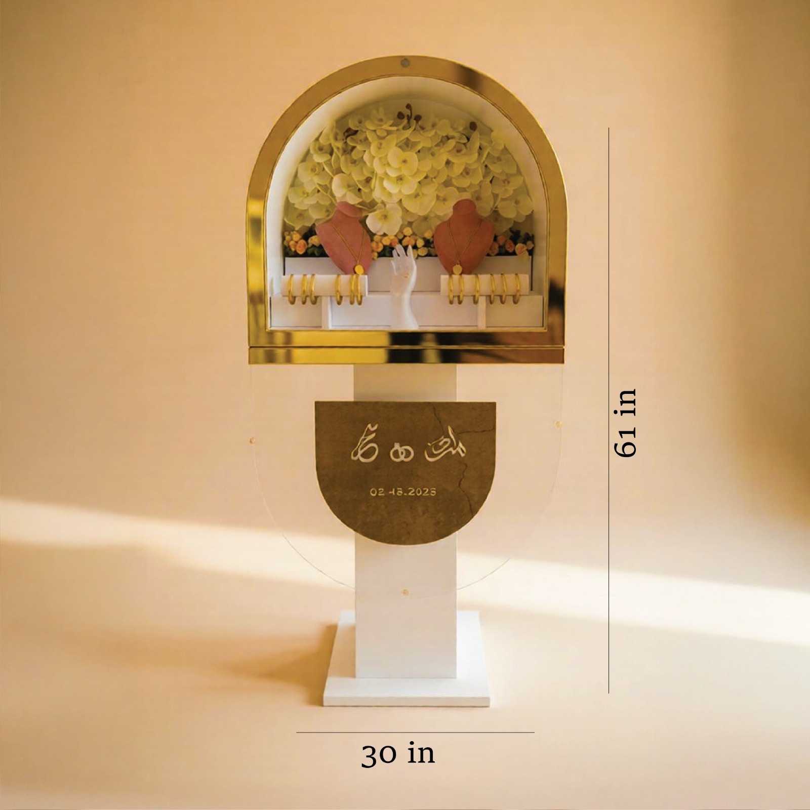 Luxury Arch Jewelry Pedestal