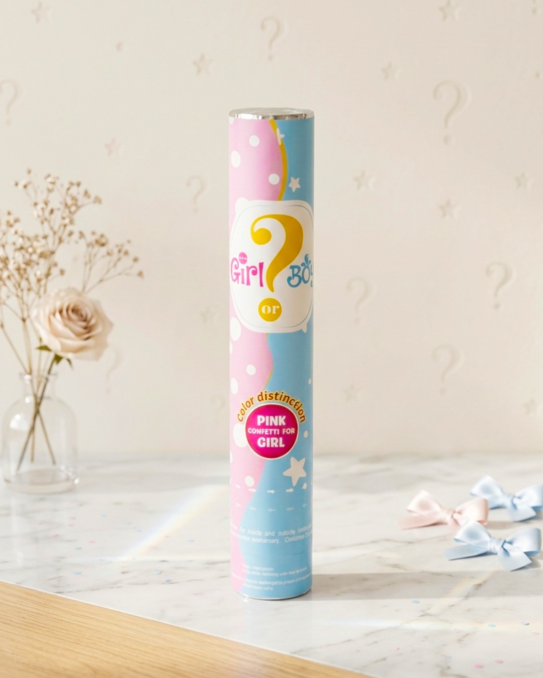 Gender Reveal Confetti Cannon