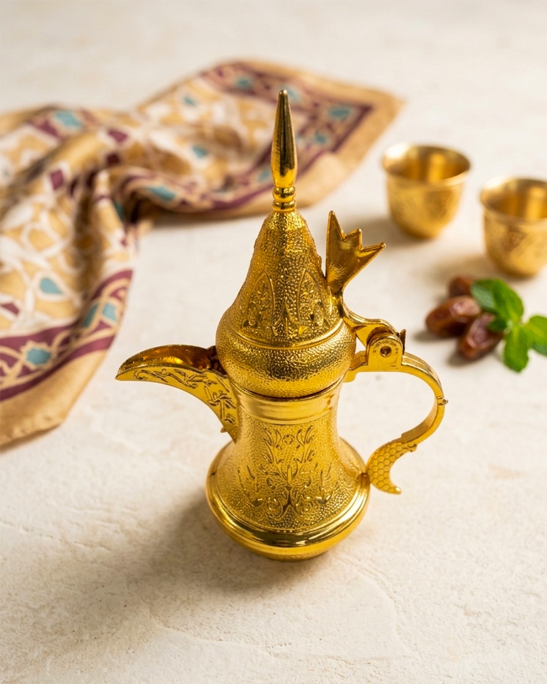 Gold Dallah — Arabic Coffee Pot