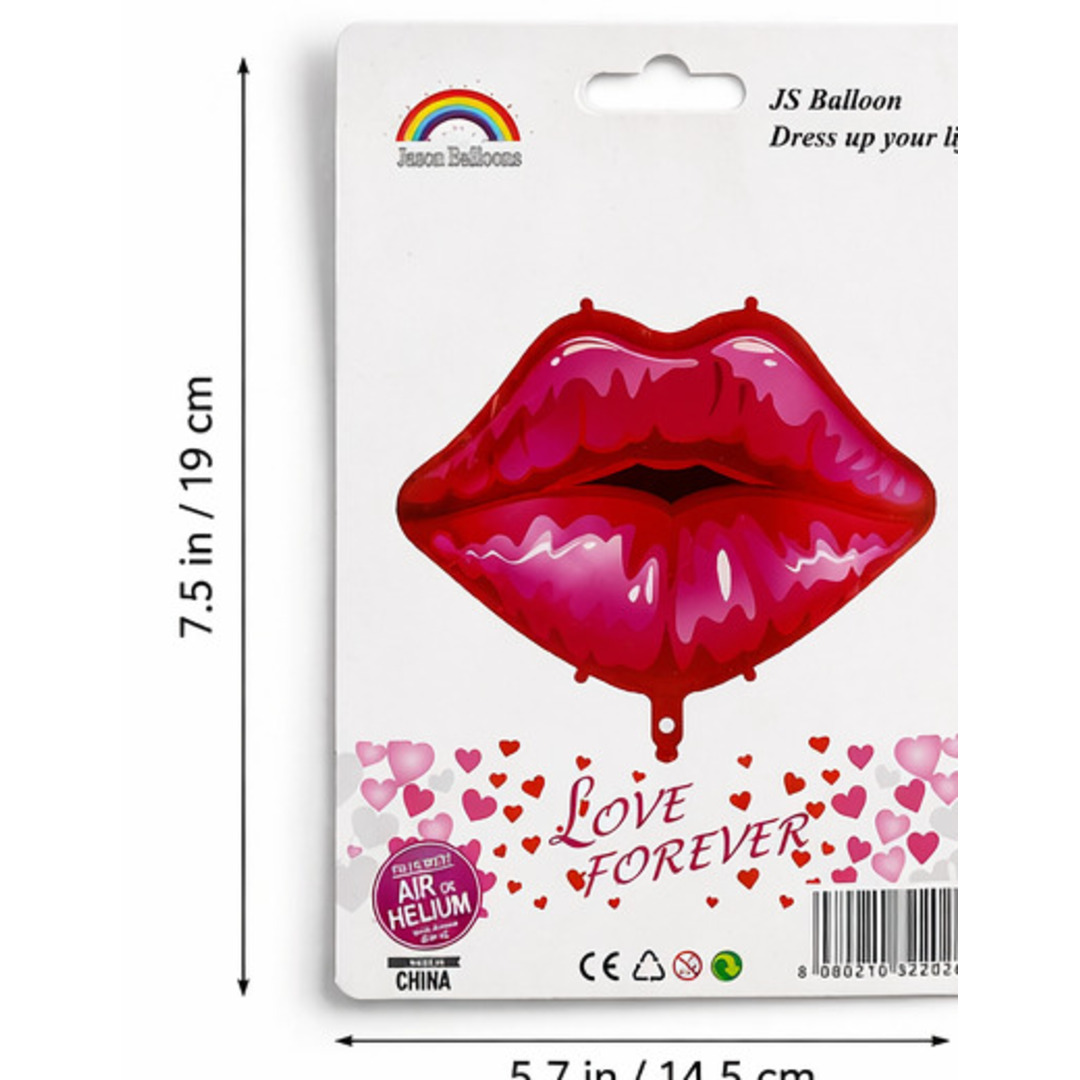 Love Forever Lips Foil Balloon