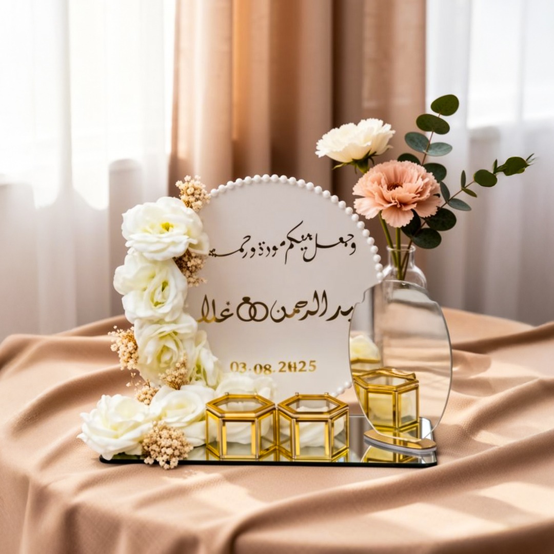 Arabic Calligraphy in Weddings