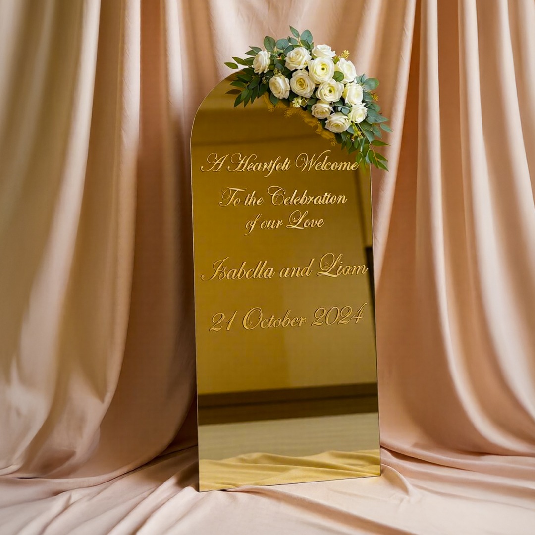 Grand Wedding Welcome Sign